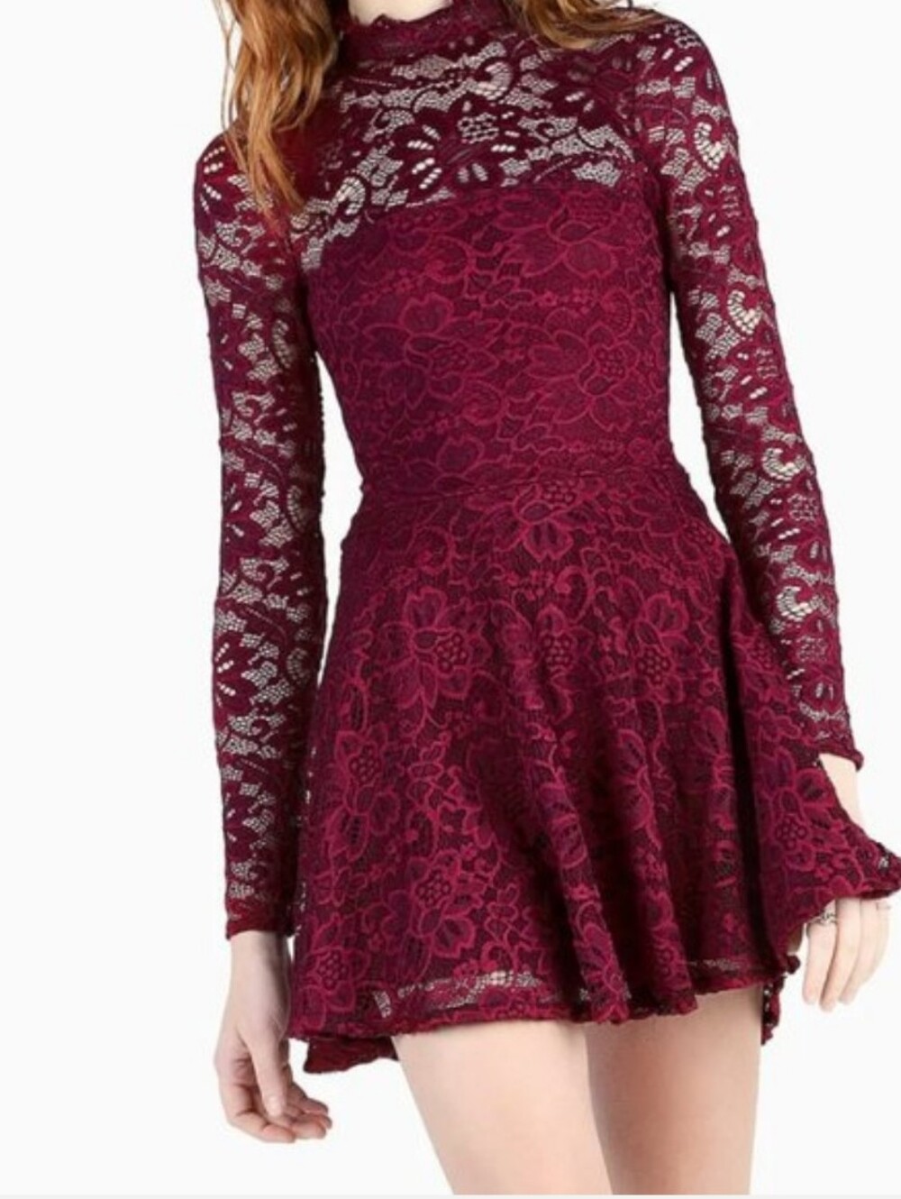 Black Milk Wine Lace Dress - Picture 2 of 5